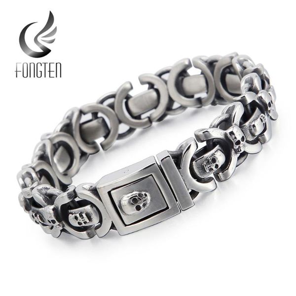 fongten heavy round link steel chain bracelet for men vintage jewelry punk charms fashion bracelets boyfriend gift, Golden;silver
fongten heavy round link steel chain bracelet for men vintage jewelry punk charms fashion bracelets boyfriend gift, Golden;silver