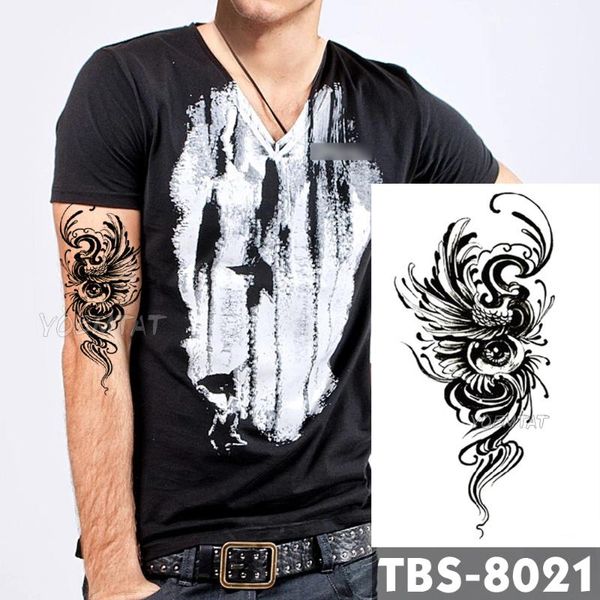 12x19cm waterproof temporary tattoos eyes phoenix flash tattoo sticker feather birds tribal totem tatoo diy arm fake tattoo men
12x19cm waterproof temporary tattoos eyes phoenix flash tattoo sticker feather birds tribal totem tatoo diy arm fake tattoo men