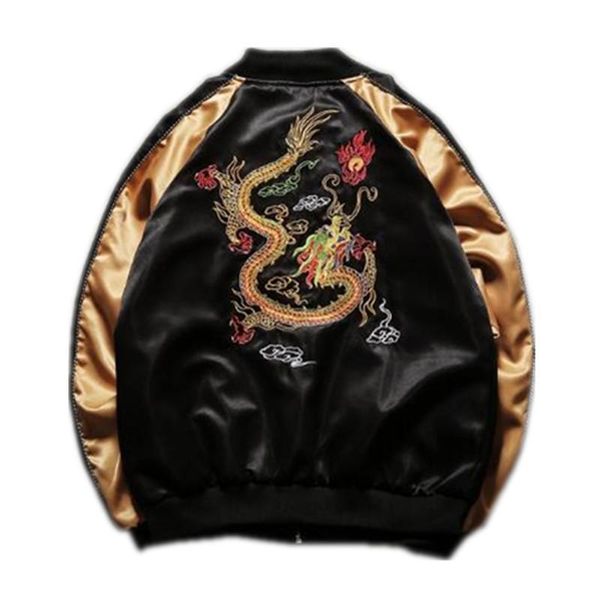 brand embroidery dragon bomber jacket men jacket streetwear hip hop baseball jacket male fashion new young size s-2xl, Black;brown
brand embroidery dragon bomber jacket men jacket streetwear hip hop baseball jacket male fashion new young size s-2xl, Black;brown