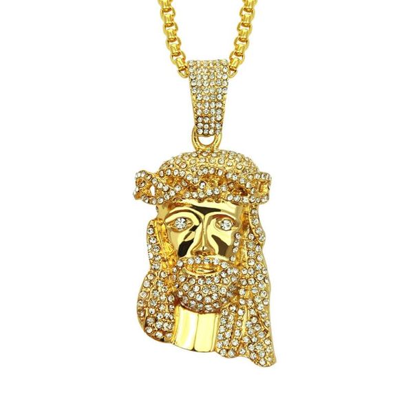 alloy diamond jesus pendant hip hop necklaces for men luxury necklace stainless steel cuban chains ing, Silver
alloy diamond jesus pendant hip hop necklaces for men luxury necklace stainless steel cuban chains ing, Silver