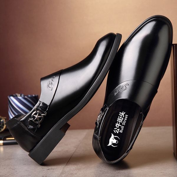 2019 dress new leather shoes men's business dress casual men's shoes british headdress driving shoes wedding, Black
2019 dress new leather shoes men's business dress casual men's shoes british headdress driving shoes wedding, Black