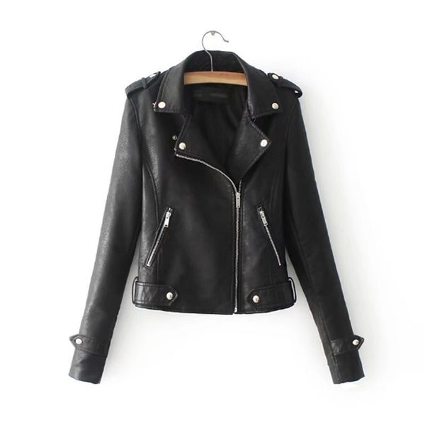autumn winter womens coat polyurethane leather lapel zipper motorcycle short coats, Black;brown
autumn winter womens coat polyurethane leather lapel zipper motorcycle short coats, Black;brown