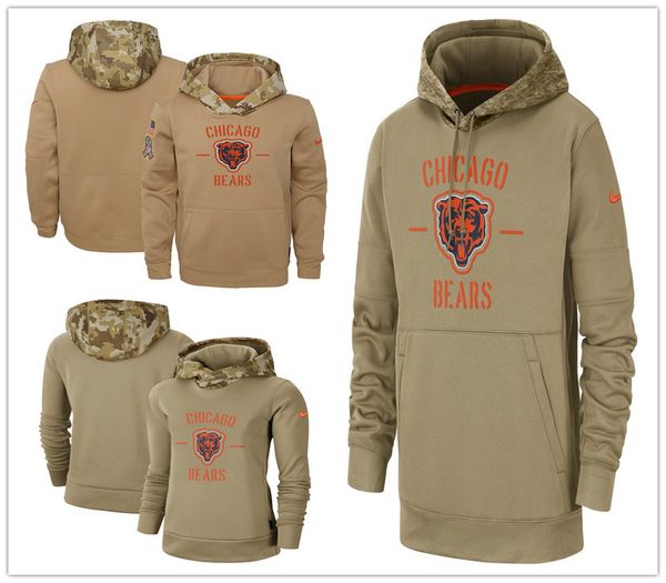 Chicago men women youth american football weat hirt bear 2019 alute to ervice ideline therma pullover hoodie tan
Chicago men women youth american football weat hirt bear 2019 alute to ervice ideline therma pullover hoodie tan