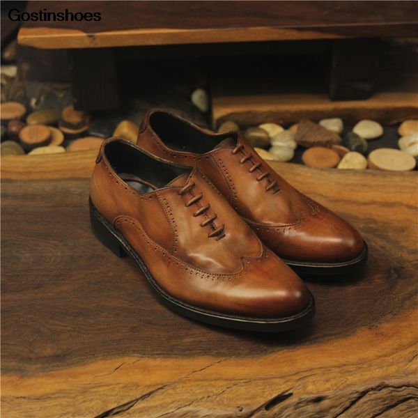 handmade goodyear oxfords lace-up washing retro leather shoes trend men shoes, Black
handmade goodyear oxfords lace-up washing retro leather shoes trend men shoes, Black