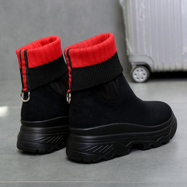 bonjean women's winter sneakers women sock boots casual shoes woman ankle boots women plush rubber platform chunky sneak, Black
bonjean women's winter sneakers women sock boots casual shoes woman ankle boots women plush rubber platform chunky sneak, Black