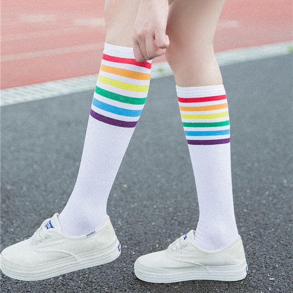 cycling socks thigh high socks over knee rainbow stripe girl football japanese and korean style sport white calze ciclismo, Black
cycling socks thigh high socks over knee rainbow stripe girl football japanese and korean style sport white calze ciclismo, Black