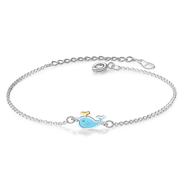 xiyanike 925 sterling silver fashion korean style cute whale bracelet blue little dolphin for women friendship 2019 jewelry gift, Black
xiyanike 925 sterling silver fashion korean style cute whale bracelet blue little dolphin for women friendship 2019 jewelry gift, Black