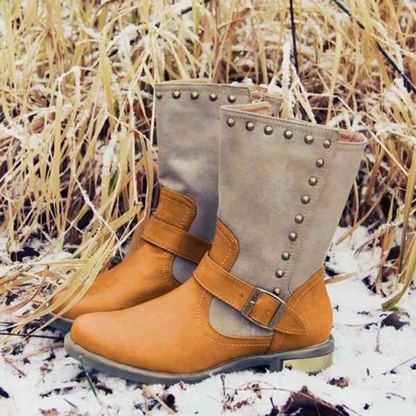 monerffi women's boots british style classic color matching flat buckle decorative hiking ladies retro shoes women's boots, Black
monerffi women's boots british style classic color matching flat buckle decorative hiking ladies retro shoes women's boots, Black