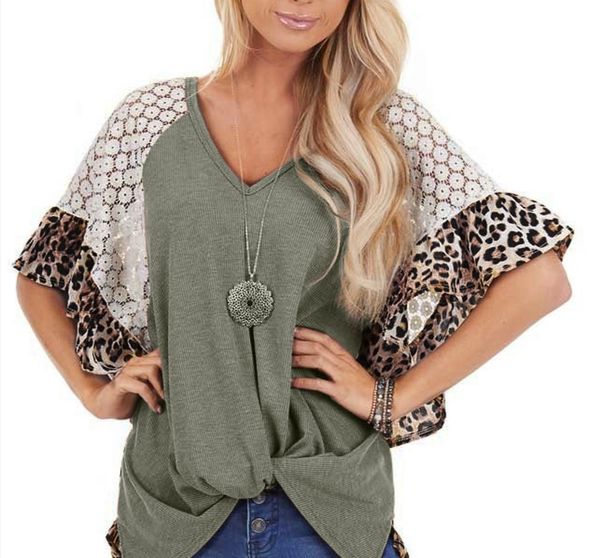 womens designer tshirts lace leopard piping batwing sleeve summer t shirts casual womens short sleeve, White
womens designer tshirts lace leopard piping batwing sleeve summer t shirts casual womens short sleeve, White