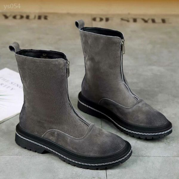 2020 new autumn winter european station martin boots female british retro front zipper thick bottom short boots factory direct sales, Black
2020 new autumn winter european station martin boots female british retro front zipper thick bottom short boots factory direct sales, Black