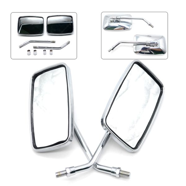 2pcs chrome motorcycle mirrors rectangle racing bike for chopper cafe rearviews mirrors handlebar mirror 10mm thread universal
2pcs chrome motorcycle mirrors rectangle racing bike for chopper cafe rearviews mirrors handlebar mirror 10mm thread universal