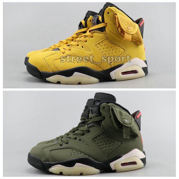 travis scotts x 6 mens basketball shoes yellow olive green 6s baskets de marque sneakers jumpman trainers cactus jack zapatos, White;red
travis scotts x 6 mens basketball shoes yellow olive green 6s baskets de marque sneakers jumpman trainers cactus jack zapatos, White;red