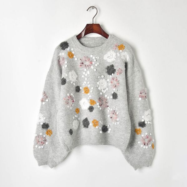 flower decor lantern sleeve pull femme knitted fashion women sweater women clothes lady girl pullover spring autumn streetwear, White;black
flower decor lantern sleeve pull femme knitted fashion women sweater women clothes lady girl pullover spring autumn streetwear, White;black