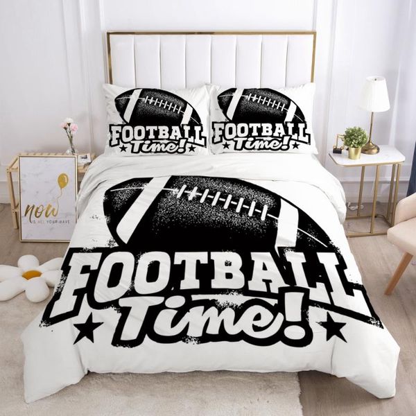 3d bedding sets duvet quilt cover set comforter bed linens king full double size football custom simple white black
3d bedding sets duvet quilt cover set comforter bed linens king full double size football custom simple white black