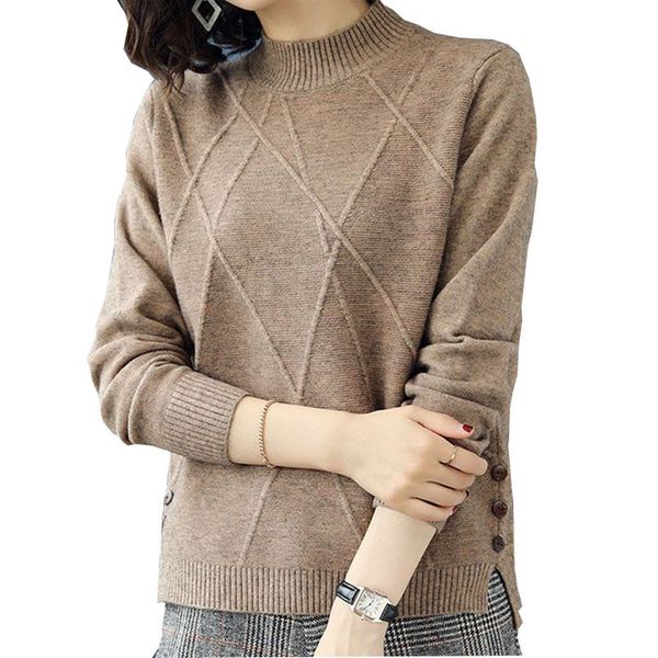 women button color matching knit short hollow long sleeve round collar casual warm loose sweater, White;black
women button color matching knit short hollow long sleeve round collar casual warm loose sweater, White;black