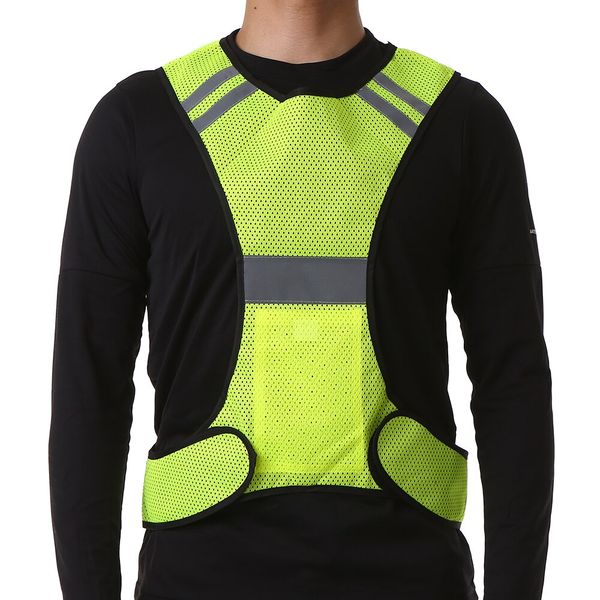 high visibility night safety vest sports breathable mesh reflective vest with pocket for running cycling jogging running, Black;blue
high visibility night safety vest sports breathable mesh reflective vest with pocket for running cycling jogging running, Black;blue