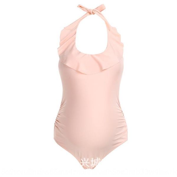 pregnant women's one-piece swimsuit round collar hanging neck flounces women's solid color one-piece swimsuit, White;black
pregnant women's one-piece swimsuit round collar hanging neck flounces women's solid color one-piece swimsuit, White;black