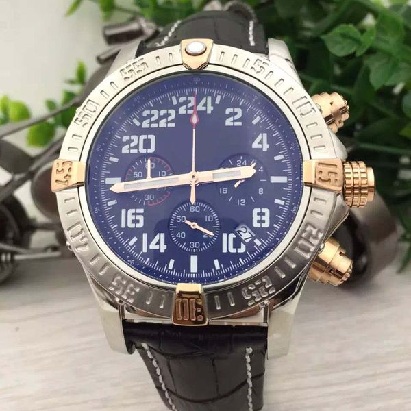 all subdials working leather band mens watches br 1884 super avenger ii black dial quartz chronograph outdoor 48mm watch wristwatches, Slivery;brown
all subdials working leather band mens watches br 1884 super avenger ii black dial quartz chronograph outdoor 48mm watch wristwatches, Slivery;brown