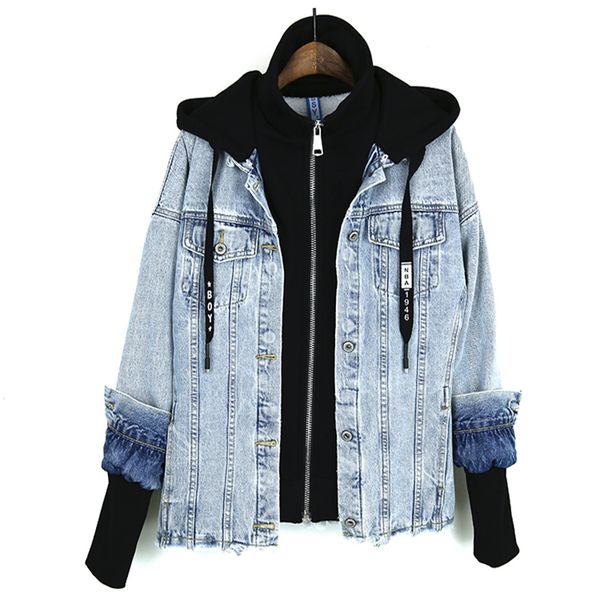 2019 new warm winter bomber women hooded coat fake two pieces lambswool jeans denim jackets ladies windbreaker female large, Black;brown
2019 new warm winter bomber women hooded coat fake two pieces lambswool jeans denim jackets ladies windbreaker female large, Black;brown