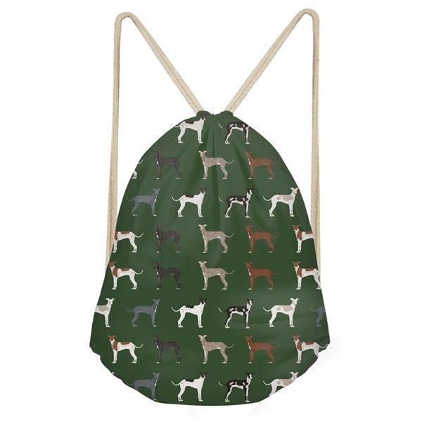 thikin cute greyhound print fashion women drawstring bags puppy pattern students backpacks softback travel storage sack mochila
thikin cute greyhound print fashion women drawstring bags puppy pattern students backpacks softback travel storage sack mochila