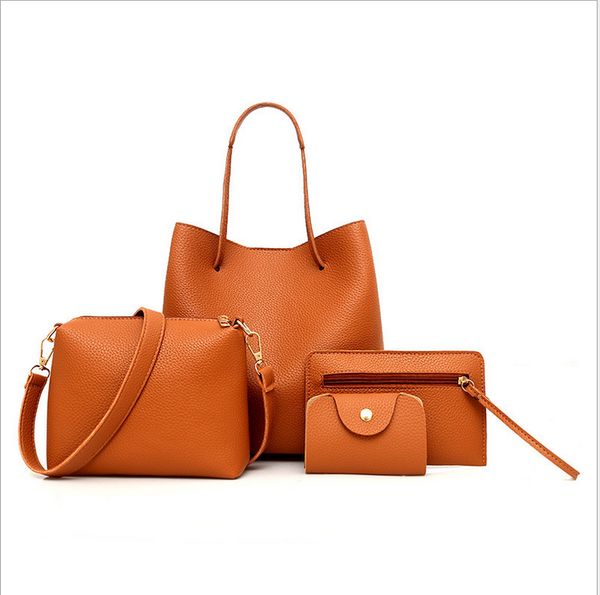 2019 fashion 4pcs/set women composite handbag quality leather female shoulder bags ladies messenger crossbody bag bolso mujer
2019 fashion 4pcs/set women composite handbag quality leather female shoulder bags ladies messenger crossbody bag bolso mujer