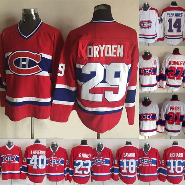 Montreal Canadiens 18 Serge Savard 33 Patrick Roy 26 Mats Naslund 29 Ken Dryden 31 Carey Price 16 Henri Richard 23 Bob Gainey Hockey Jersey
Montreal Canadiens 18 Serge Savard 33 Patrick Roy 26 Mats Naslund 29 Ken Dryden 31 Carey Price 16 Henri Richard 23 Bob Gainey Hockey Jersey