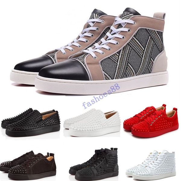 designs shoes spike junior calf low cut mix 20 red bottom sneaker luxury party wedding shoes genuine leather spikes lace-up casual shoes, Black
designs shoes spike junior calf low cut mix 20 red bottom sneaker luxury party wedding shoes genuine leather spikes lace-up casual shoes, Black