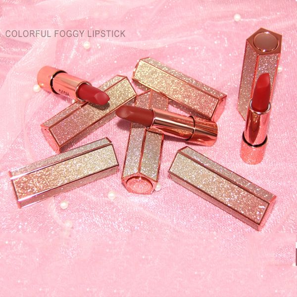 lipstick matte waterproof velvet lip stick 6 colors red brown pigments makeup matte lipsticks beauty lips fashion
lipstick matte waterproof velvet lip stick 6 colors red brown pigments makeup matte lipsticks beauty lips fashion
