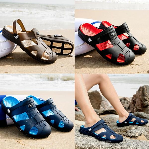 designer slippers brand crocss men's flat sandals jelly casual shoes male double buckle summer beach outdoor flip-flops, Black
designer slippers brand crocss men's flat sandals jelly casual shoes male double buckle summer beach outdoor flip-flops, Black