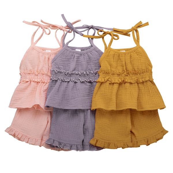 2pcs toddler baby girl clothes set summer short set clothes ruffle dress + pants set linen outfits, White
2pcs toddler baby girl clothes set summer short set clothes ruffle dress + pants set linen outfits, White