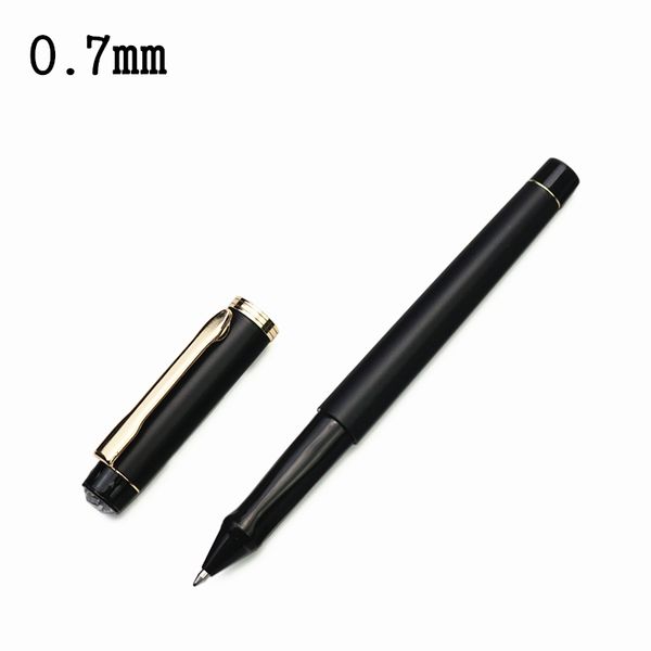 0.7mm Black Ink Roller Pen Plastic Handle Office Notes Sign Pen Non-metal School Stationery