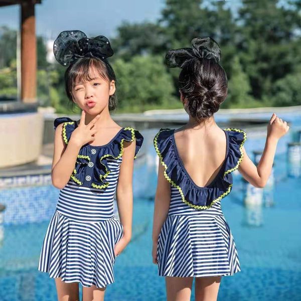 girls one piece swimwear cute kids swimsuit stripe beach swim skirt children swimdress baby bathing suit, Black
girls one piece swimwear cute kids swimsuit stripe beach swim skirt children swimdress baby bathing suit, Black