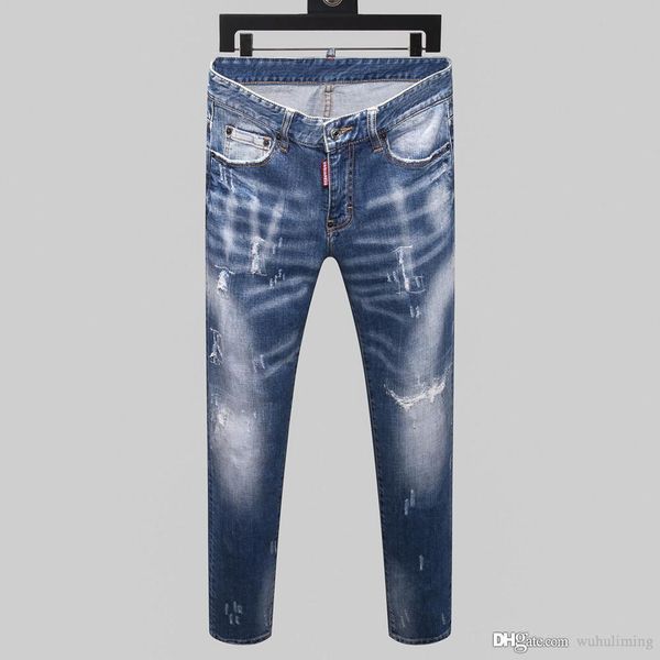 2020 mens designer jeans fashion designer slim fit washed motocycle denim pants panelled hip hop biker denim mens slim fit jeans, Blue
2020 mens designer jeans fashion designer slim fit washed motocycle denim pants panelled hip hop biker denim mens slim fit jeans, Blue