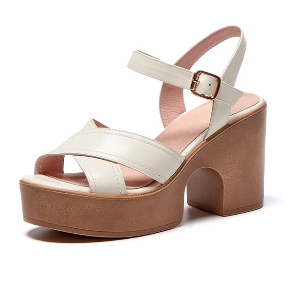 2020 new summer genuine leather beautiful gladiator sandals square high heels platform brown beige shoes woman sandal, Black
2020 new summer genuine leather beautiful gladiator sandals square high heels platform brown beige shoes woman sandal, Black