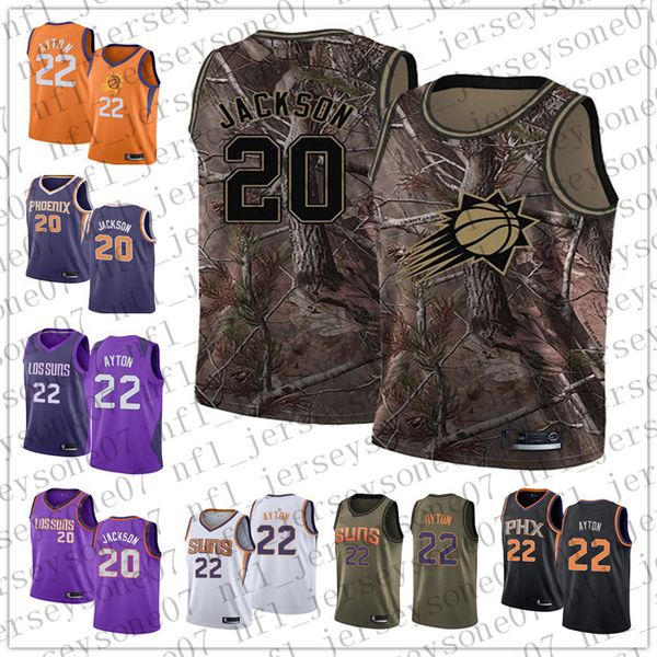 custom mens women phoenix suns 20 josh jackson 22 deandre ayton purple throwback basketball edition nba jersey, Black
custom mens women phoenix suns 20 josh jackson 22 deandre ayton purple throwback basketball edition nba jersey, Black