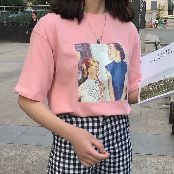 womens clothing woman shirt woman clothes college women wind printed letter embroidered cotton causal short sleeve t shirts drop shipping, White
womens clothing woman shirt woman clothes college women wind printed letter embroidered cotton causal short sleeve t shirts drop shipping, White