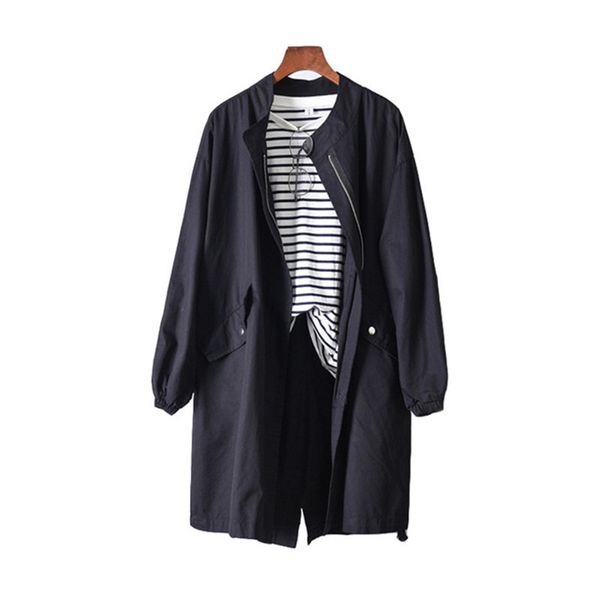 women trench coat long outwear spring autumn clothing business windproof coat loose large size windbreaker female overcoat 663, Tan;black
women trench coat long outwear spring autumn clothing business windproof coat loose large size windbreaker female overcoat 663, Tan;black