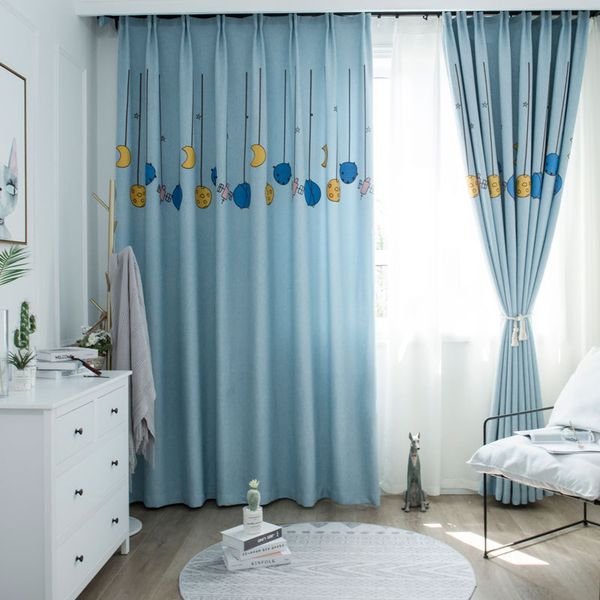 latest style planet & moon embroidered curtains for children baby kids room cotton and linen curtains cortinas drapes ag366#4
latest style planet & moon embroidered curtains for children baby kids room cotton and linen curtains cortinas drapes ag366#4