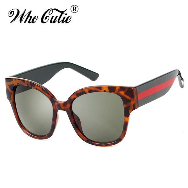 who cutie 2018 women oversized square sunglasses designer big tortoise shell frame female sun glasses shades om495, White;black
who cutie 2018 women oversized square sunglasses designer big tortoise shell frame female sun glasses shades om495, White;black
