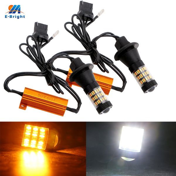 ym e-bright 1set 7440 t20 w21w 4014 60 smd nonpolarity no error led canbus car turn lights 12v dc dual color white+amber auto
ym e-bright 1set 7440 t20 w21w 4014 60 smd nonpolarity no error led canbus car turn lights 12v dc dual color white+amber auto