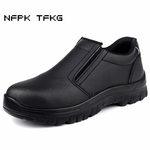 big size men's fashion comfort black steel toe caps work safety shoes slip on platform sneakers genuine leather security boots
big size men's fashion comfort black steel toe caps work safety shoes slip on platform sneakers genuine leather security boots
