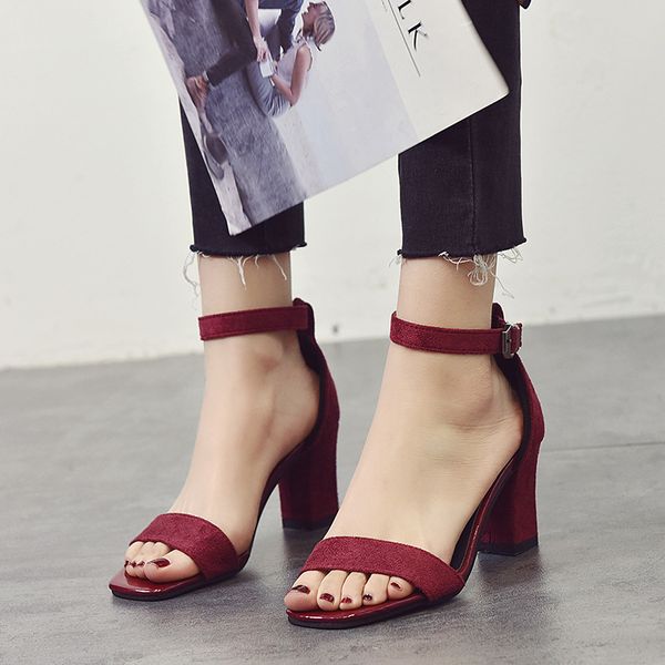 sandals women's summer 2019 new style chunky heel black students all-match open toe a- line buckle roman high heels women
sandals women's summer 2019 new style chunky heel black students all-match open toe a- line buckle roman high heels women