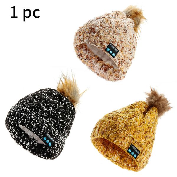 headphone speaker knitted bluetooth music outdoor skullies winter wireless adults soft beanie hat fashion warm plush stereo, Black;white
headphone speaker knitted bluetooth music outdoor skullies winter wireless adults soft beanie hat fashion warm plush stereo, Black;white