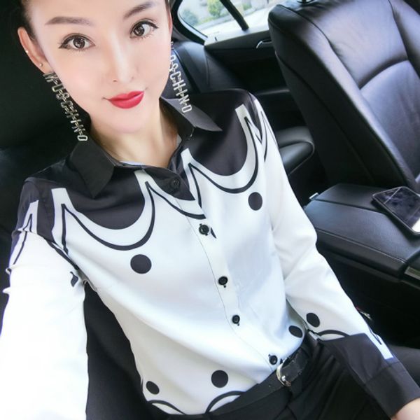 luxury runway silk satin designer shirts women fashion lantern sleeve lapel neck printed ladies button blouses plus size office shirt, White
luxury runway silk satin designer shirts women fashion lantern sleeve lapel neck printed ladies button blouses plus size office shirt, White