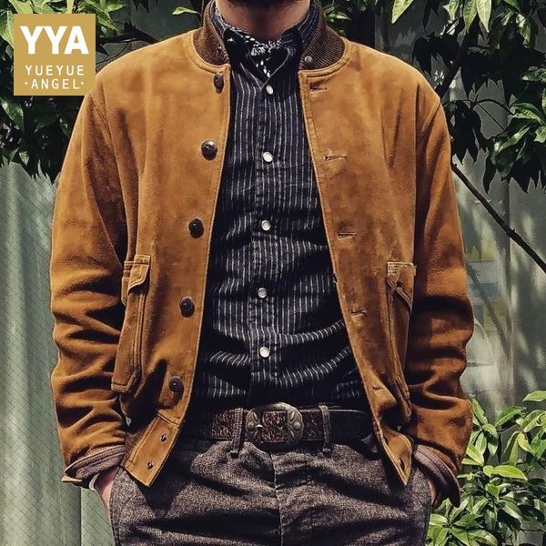 new classic men genuine leather jacket casual mens pilot style warm real leather jacket cow suede bomber coats winter, Black
new classic men genuine leather jacket casual mens pilot style warm real leather jacket cow suede bomber coats winter, Black