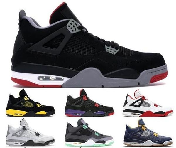 2019 new black cement 4s mens basketball shoes dunk from above fire red green glow eminem military blue designer shoes us8-12
2019 new black cement 4s mens basketball shoes dunk from above fire red green glow eminem military blue designer shoes us8-12