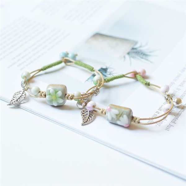 designer lotus flower ceramic charm bracelet creative handwork national style couple bracelet fashion ornament jewelry charm h bracelet 0, Golden;silver
designer lotus flower ceramic charm bracelet creative handwork national style couple bracelet fashion ornament jewelry charm h bracelet 0, Golden;silver