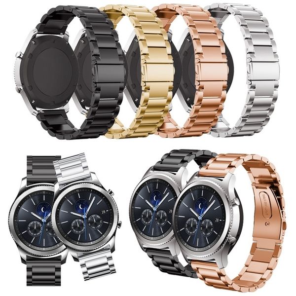 new arrival metal watch band for samsung gear s2/s3/s4 classic stainless steel triple bead watchband huami huami 2 ticwatch, Black;brown
new arrival metal watch band for samsung gear s2/s3/s4 classic stainless steel triple bead watchband huami huami 2 ticwatch, Black;brown