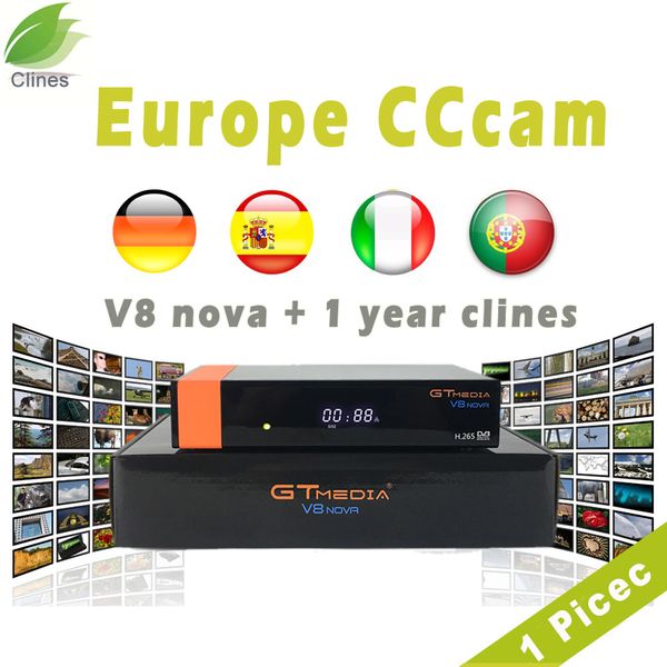 Clines gtmedia v8 nova satellite receiver dvb-s2 better freesat v8 super tv receptor with italy germany spain cccam cline for 1 year europe
Clines gtmedia v8 nova satellite receiver dvb-s2 better freesat v8 super tv receptor with italy germany spain cccam cline for 1 year europe