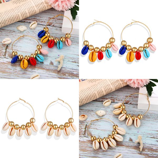 ornaments circle personality nation earring woman sandy beach colour exaggeration spray paint shell earrings, Golden;silver
ornaments circle personality nation earring woman sandy beach colour exaggeration spray paint shell earrings, Golden;silver